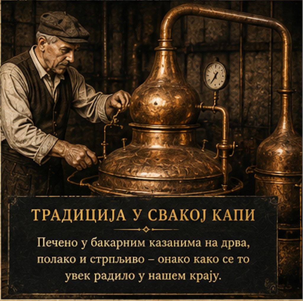 Традиција у свакој капи — печење у бакарном казану
